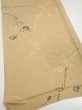 Photo2: 2C01z50  Japanese Kimono Silk  FABRIC Plum branch Light brown 39.4x14.8 (2)