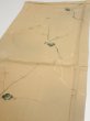 Photo3: 2C02z50  Japanese Kimono Silk  FABRIC Plum branch Light brown 40.2x14.8 (3)