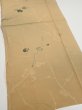 Photo2: 2C04z60  Japanese Kimono Silk  FABRIC Plum branch Light brown 46.5x14.8 (2)