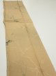Photo3: 2C05z50  Japanese Kimono Silk  FABRIC Plum branch Light brown 53.5x10.4 (3)