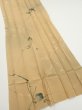 Photo2: 2C07z100  Japanese Kimono Silk  FABRIC Plum branch Light brown 81.5x14.6 (2)