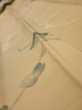 Photo4: 2C07z100  Japanese Kimono Silk  FABRIC Plum branch Light brown 81.5x14.6 (4)