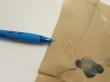 Photo6: 2C07z100  Japanese Kimono Silk  FABRIC Plum branch Light brown 81.5x14.6 (6)