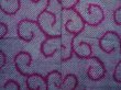 Photo3: 6721T04z360 Antique Japanese Kimono Silk HAORI Karakusa Purple (3)