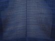 Photo3: 6721T05z370 Vintage Japanese Kimono Silk See through HAORI  Dark blue (3)