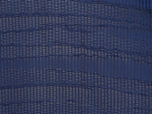 Photo4: 6721T05z370 Vintage Japanese Kimono Silk See through HAORI  Dark blue (4)