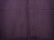 Photo3: 6721T06z340 Vintage Japanese Kimono Silk See through HAORI Hemp Dark purple (3)
