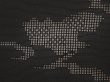 Photo4: 6721T08z250 Vintage Japanese Kimono Silk See through HAORI  Black (4)