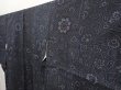 Photo2: 6721T11z680 Vintage Japanese Kimono Silk TSUMUGI Flower Gray (2)
