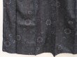 Photo4: 6721T11z680 Vintage Japanese Kimono Silk TSUMUGI Flower Gray (4)
