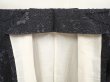 Photo7: 6721T11z680 Vintage Japanese Kimono Silk TSUMUGI Flower Gray (7)