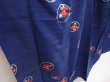 Photo3: 6721T13z850 Vintage Japanese Kimono Silk TSUMUGI Flower Royal blue (3)