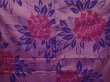 Photo5: 6722T04z560 Vintage Japanese Kimono Silk MEISEN Hydrangea Light purple (5)