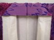 Photo8: 6722T04z560 Vintage Japanese Kimono Silk MEISEN Hydrangea Light purple (8)
