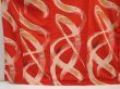 Photo4: 6722T06z1030 Vintage Japanese Kimono Silk OMESHI  Red (4)