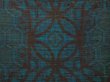 Photo6: 6722T07z490 Vintage Japanese Kimono Silk TSUMUGI  Deep cyan (6)