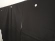 Photo2: 6722T08z930 Vintage Japanese Kimono Silk TOMESODE Pine Black (2)