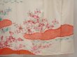 Photo7: 6722T09z990 Vintage Japanese Kimono Silk TSUKESAGE Flowers Off-white (7)