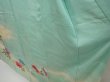 Photo4: 6722T11z1040 Vintage Japanese Kimono Silk FURISODE Chrysanthemum Mint green (4)