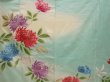 Photo8: 6722T11z1040 Vintage Japanese Kimono Silk FURISODE Chrysanthemum Mint green (8)
