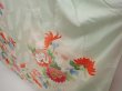 Photo4: 6722T12z940 Vintage Japanese Kimono Silk FURISODE Chrysanthemum Soft green (4)