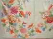 Photo5: 6722T12z940 Vintage Japanese Kimono Silk FURISODE Chrysanthemum Soft green (5)