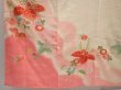 Photo6: 6722T13z1020 Vintage Japanese Kimono Silk FURISODE Paulownia Light peach (6)