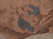 Photo3: 6723T02z530 Vintage Japanese Kimono Silk Men's HAORI Booklet Dark brown (3)