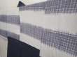 Photo3: 6723T03z490 Vintage Japanese Kimono Silk Men's OSHIMA HAORI  Blue-Gray (3)