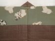 Photo2: 6723T04z410 Vintage Japanese Kimono Silk Men's HAORI Dog Light brown (2)
