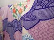Photo2: 6723T12z1130 Vintage Japanese Kimono Silk FURISODE Flowers Light purple (2)