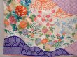 Photo6: 6723T12z1130 Vintage Japanese Kimono Silk FURISODE Flowers Light purple (6)