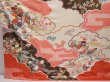 Photo5: 6723T13z1180 Vintage Japanese Kimono Silk FURISODE Flowers Off-white (5)