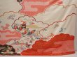 Photo7: 6723T13z1180 Vintage Japanese Kimono Silk FURISODE Flowers Off-white (7)