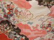 Photo8: 6723T13z1180 Vintage Japanese Kimono Silk FURISODE Flowers Off-white (8)