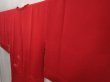 Photo2: 6724T01z560 Vintage Japanese Kimono Silk HAORI COAT Flower Red-Pink (2)