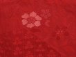Photo4: 6724T01z560 Vintage Japanese Kimono Silk HAORI COAT Flower Red-Pink (4)