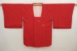 Photo5: 6724T01z560 Vintage Japanese Kimono Silk HAORI COAT Flower Red-Pink (5)