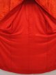 Photo7: 6724T03z370 Vintage Japanese Kimono Silk JUBAN Flying crane Red (7)