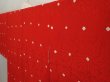 Photo2: 6724T04z520 Vintage Japanese Kimono Silk JUBAN Chrysanthemum Red (2)