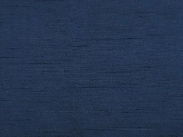 Photo4: 6724T05z890 Vintage Japanese Kimono Silk Men's  Plain Navy (4)