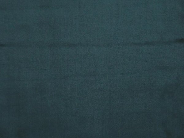 Photo4: 6724T06z600 Vintage Japanese Kimono Silk Men's  Plain Dark cyan (4)