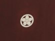 Photo3: 6724T08z570 Vintage Japanese Kimono Silk Men's  Plain Brown (3)
