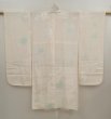 Photo1: 6724T09z700 Vintage Japanese Kimono Silk FURISODE JUBAN Paulownia Off-white (1)