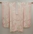 Photo1: 6724T10z730 Vintage Japanese Kimono Silk FURISODE JUBAN Plum blossom (1)