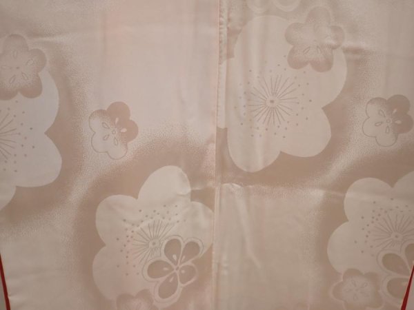 Photo3: 6724T10z730 Vintage Japanese Kimono Silk FURISODE JUBAN Plum blossom (3)