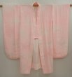 Photo6: 6724T11z610 Vintage Japanese Kimono Silk FURISODE JUBAN Flower cart Pink (6)