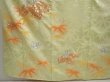 Photo6: 6724T13z930 Vintage Japanese Kimono Silk FURISODE Paulownia Light green (6)