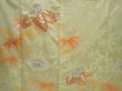 Photo8: 6724T13z930 Vintage Japanese Kimono Silk FURISODE Paulownia Light green (8)