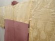 Photo8: 6817T01z650 Vintage Japanese Kimono Silk HAORI Peony Rosy brown (8)